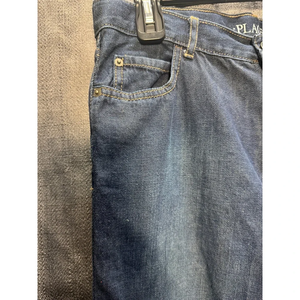 The Children's Place Flare Leg Jeans Dark Wash Denim Girls Size 16‎